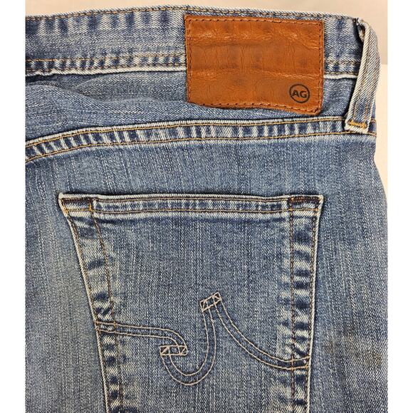 ADRIANO GOLDSCHMIED AG THE GRADUATE MEN'S BLUE STRAIGHT LEG JEAN PANT SIZE 32R - Picture 9 of 13